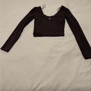 Lululemon Align Long Sleeve Cropped Top- Size 2